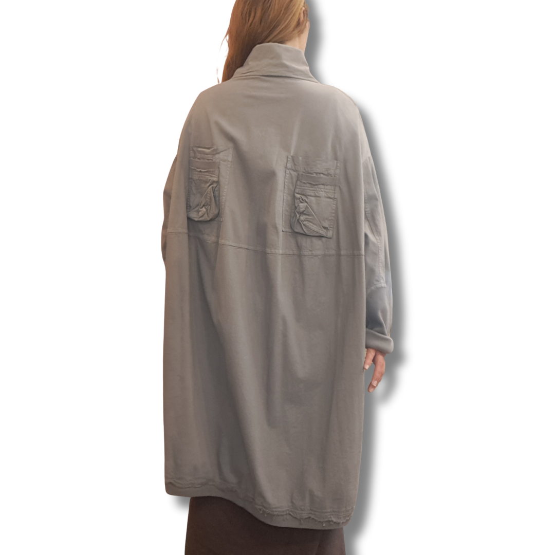 Rundholz Dip - Oversized Pocket Coat - Size M - Back