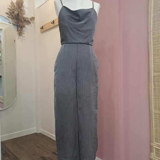 Shona Joy - Black/White Jumpsuit - Size 8