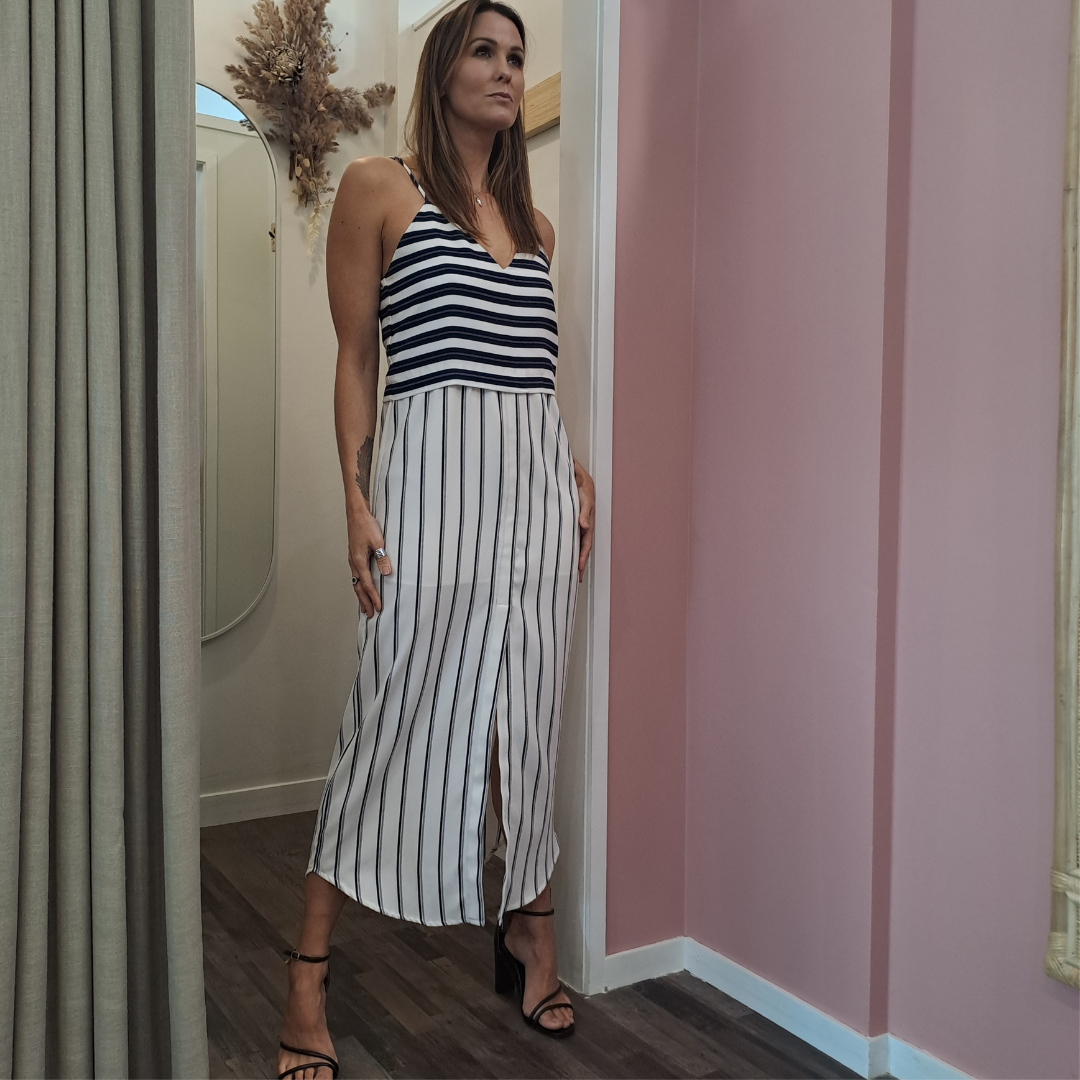 Shona Joy - La Raya Midi Dress - Size 8