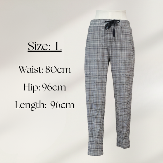 Threadz - Chic Check Pants - Size L