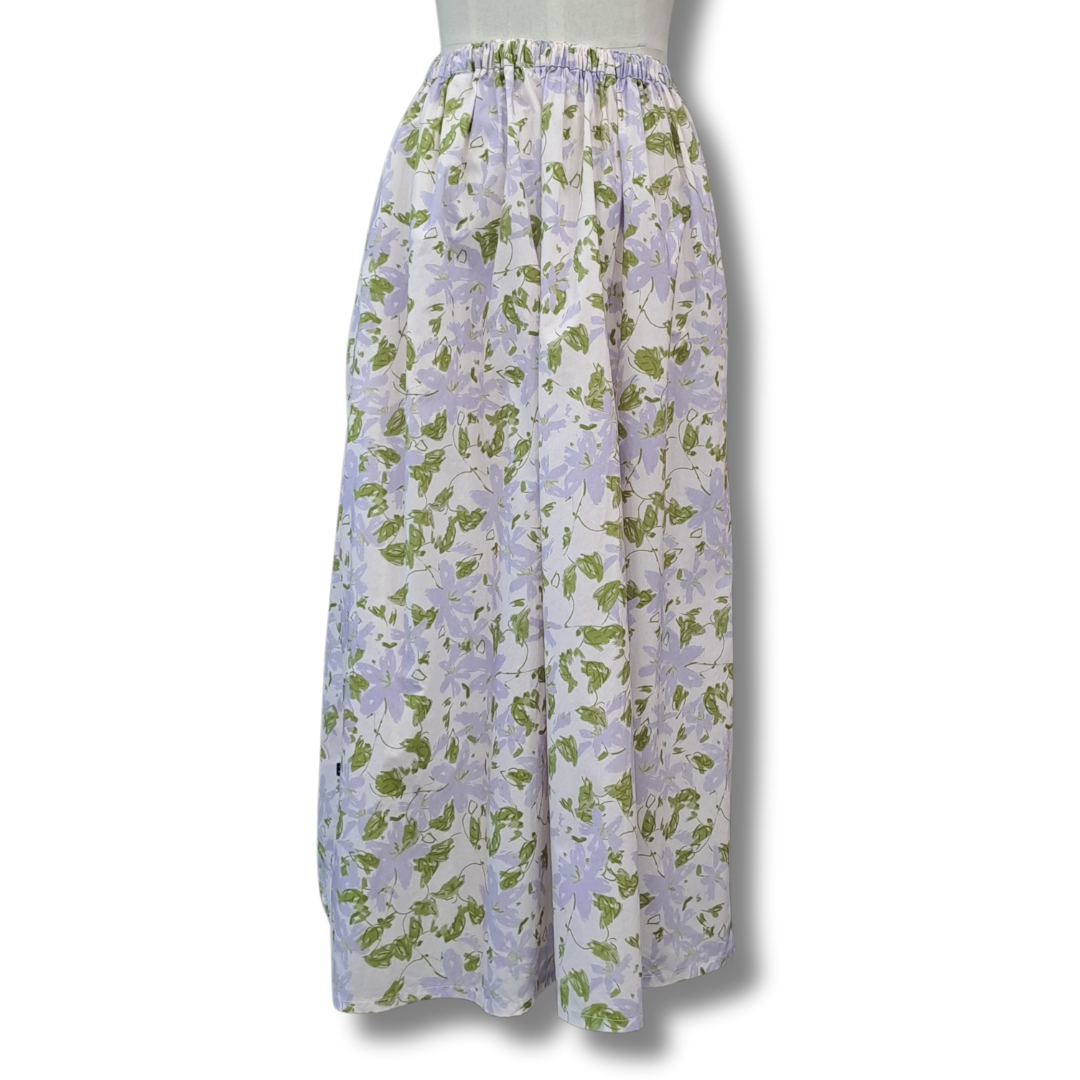 Thing Thing - Floral Cotton Skirt - Front