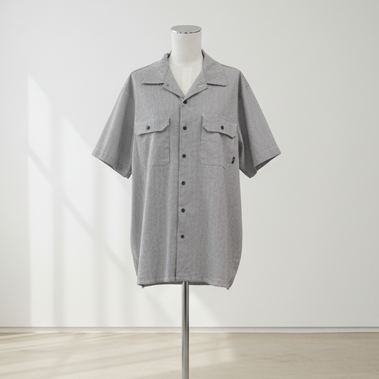 Thrills - Stripe Cotton Shirt - Size S - Front