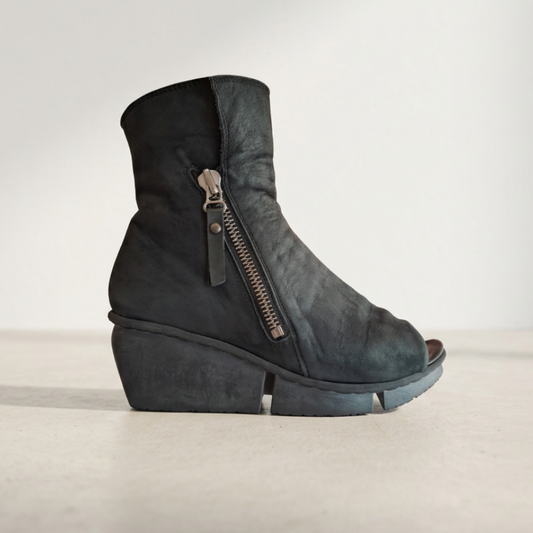 Trippen - Open Toe Wedge Bootie