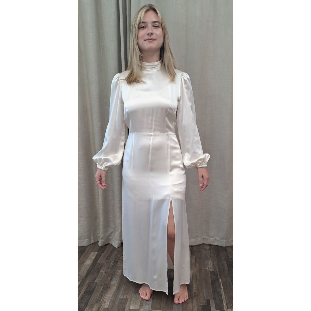 Mera Hera Silk Dress - Front 3
