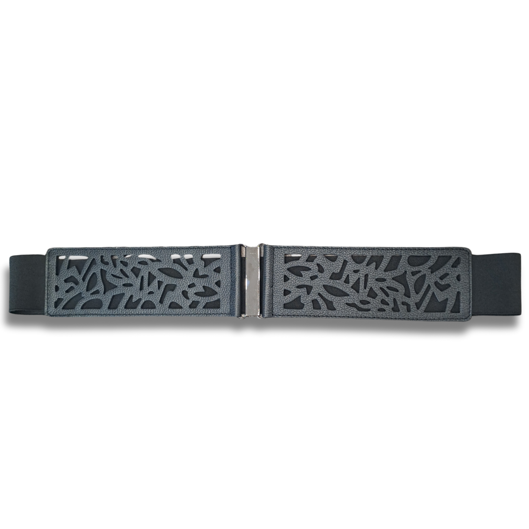 Paula Ryan - Black Waist Belt - Size L/XL