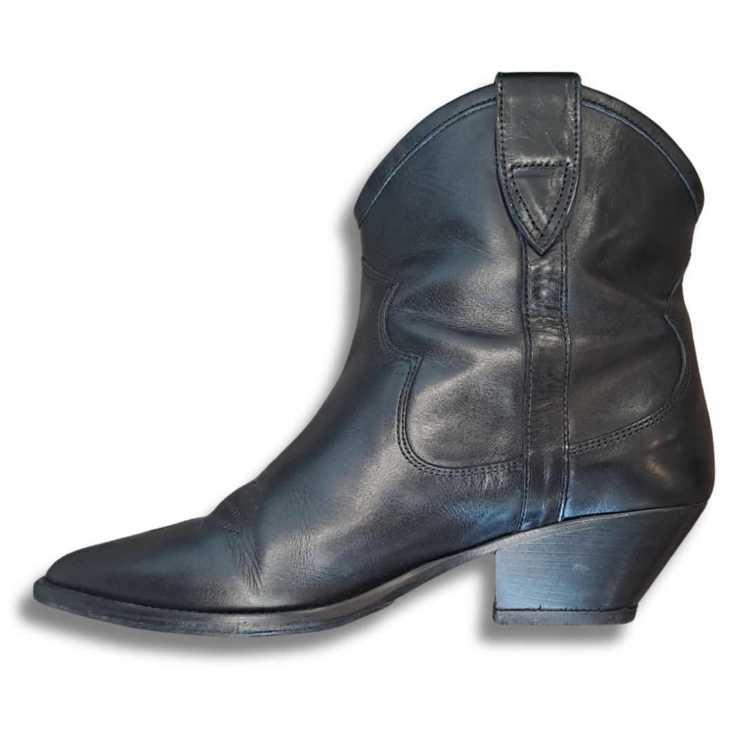 Isabel Marant - Dewina Leather Ankle Boot - Size 41