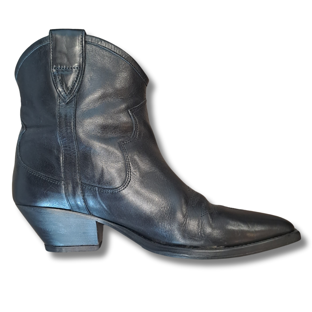Isabel Marant - Dewina Leather Ankle Boot - Size 41