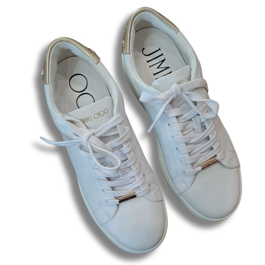 Jimmy Choo Rome Metallic Rim Shoes