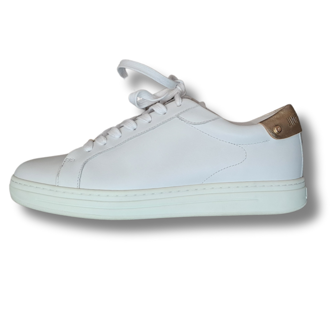 Jimmy Choo Rome Metallic Rim Shoes - Side