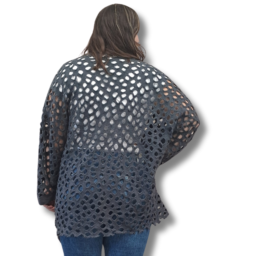 Maud Dainty Wool Jacket - Back