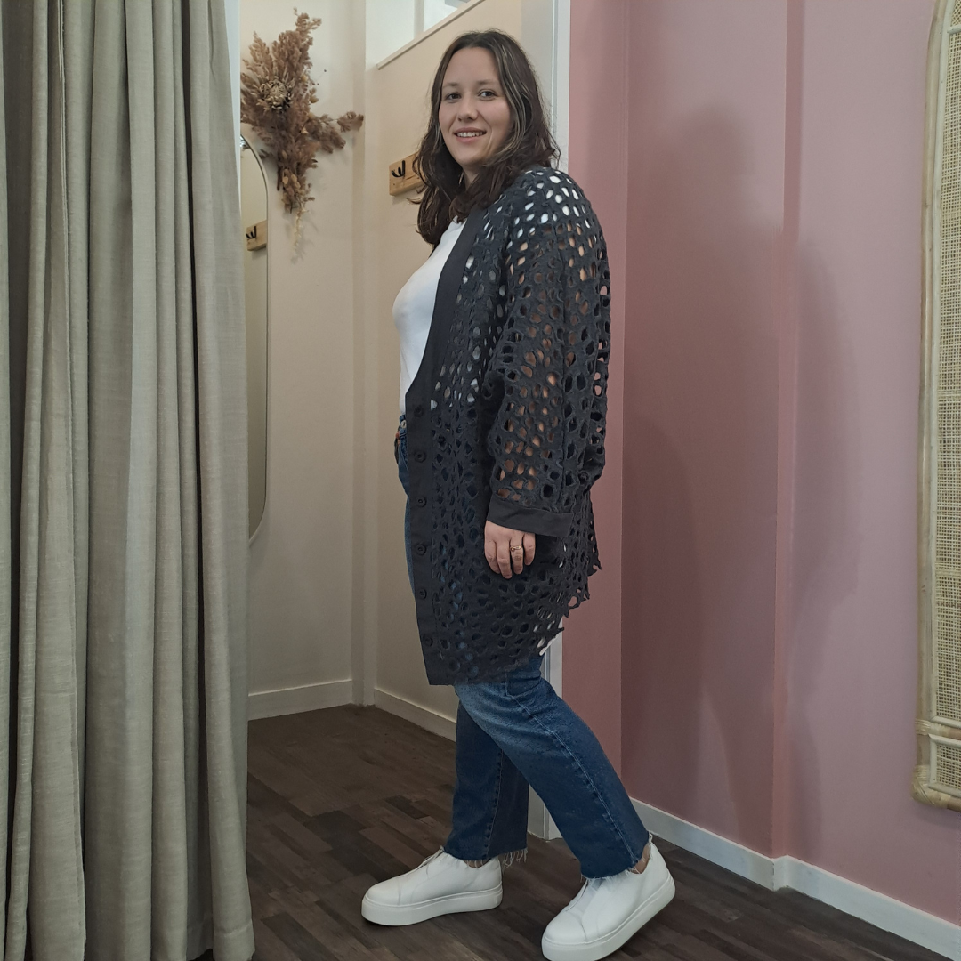 Maud Dainty Wool Jacket - Side