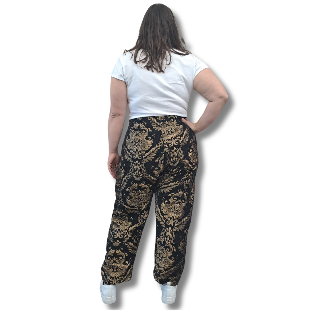 Maud Dainty Baroque Pants - Back