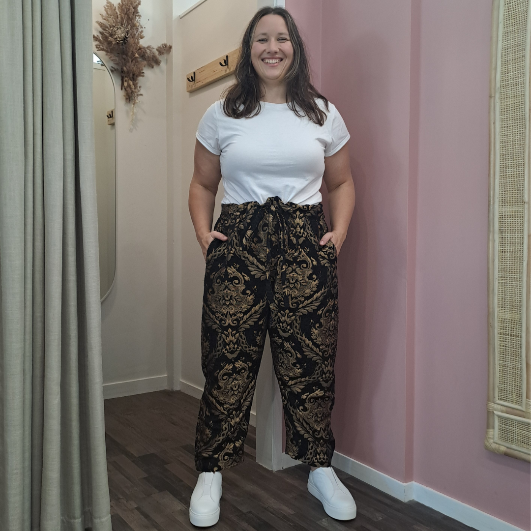Maud Dainty Baroque Pants - Front