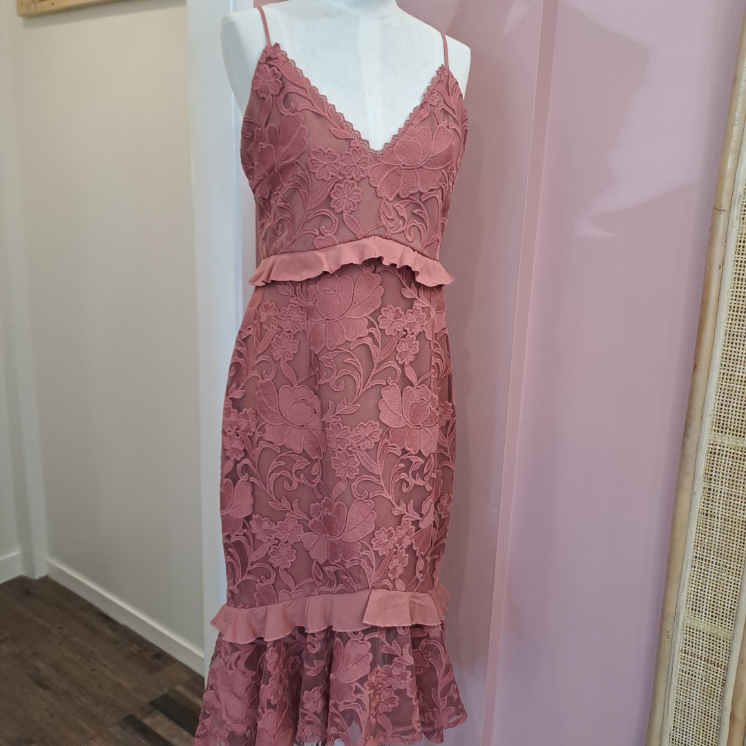 Two Sisters The Label - Mauve Abbey Dress - Size 14