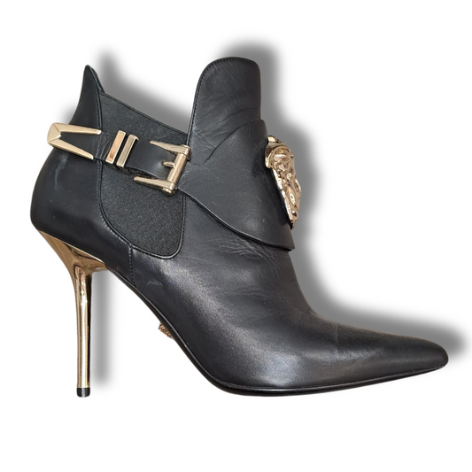 Versace - Leather Heeled Boots - Size 36 (5)