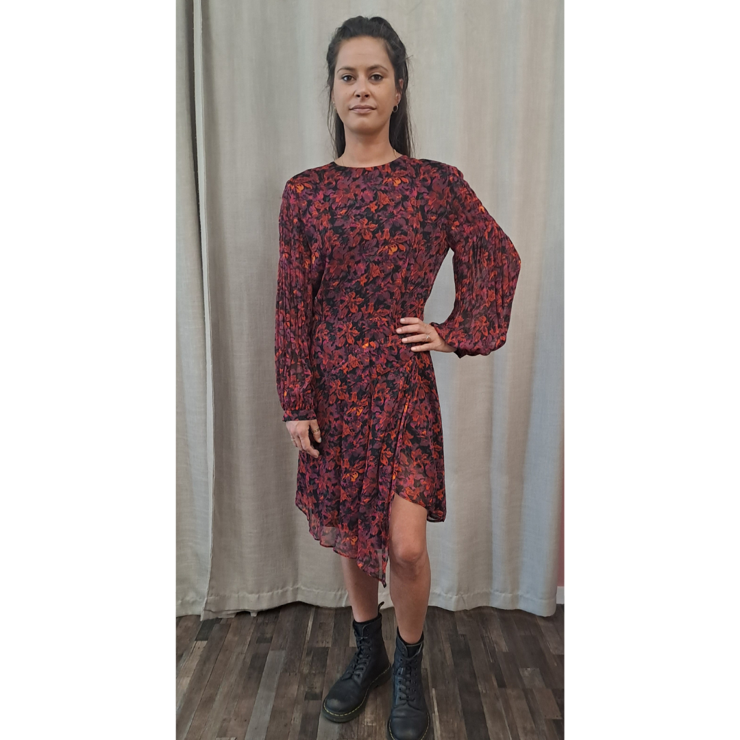 Storm Fire Lily Dress