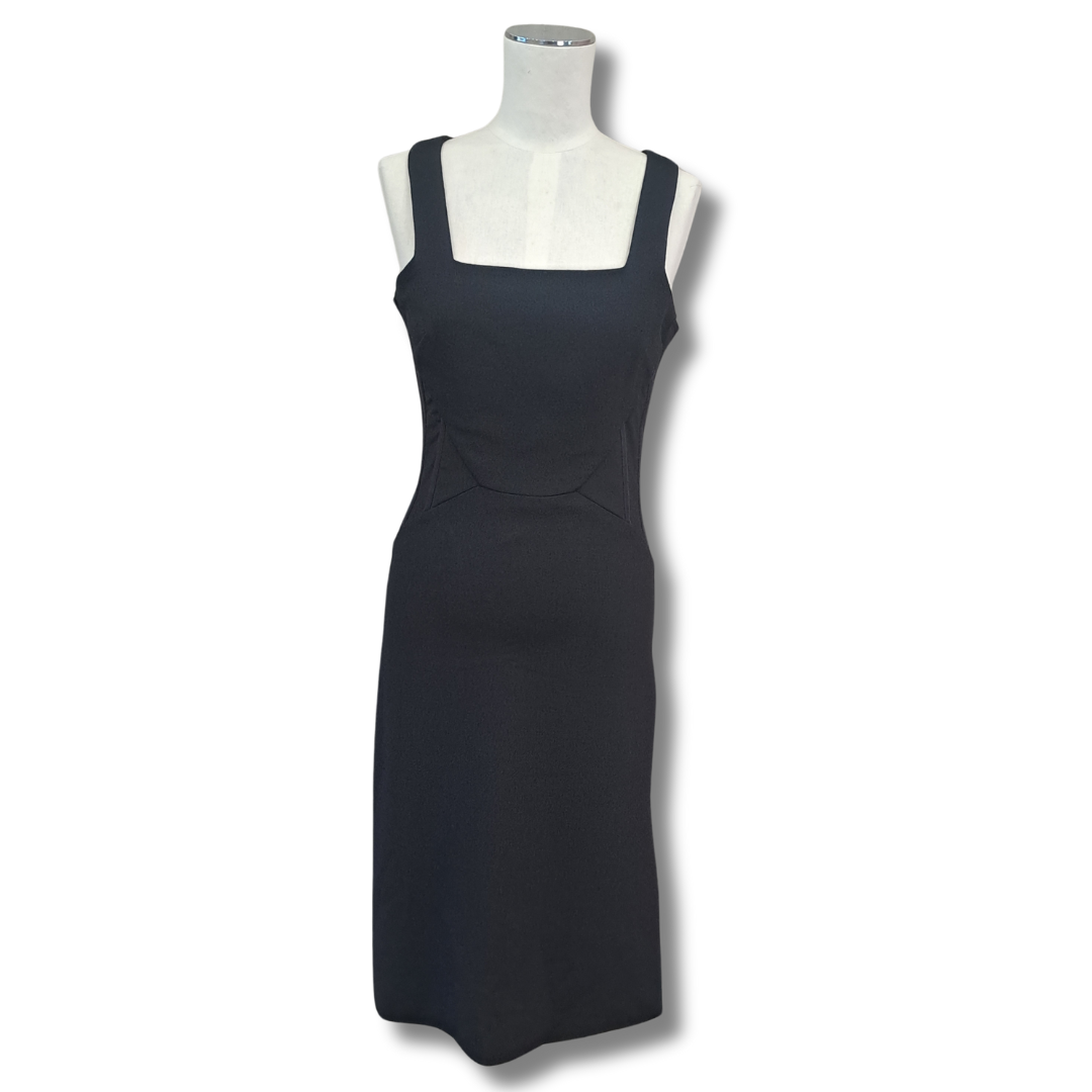 Versace - Versus Black Corset Dress - Front View