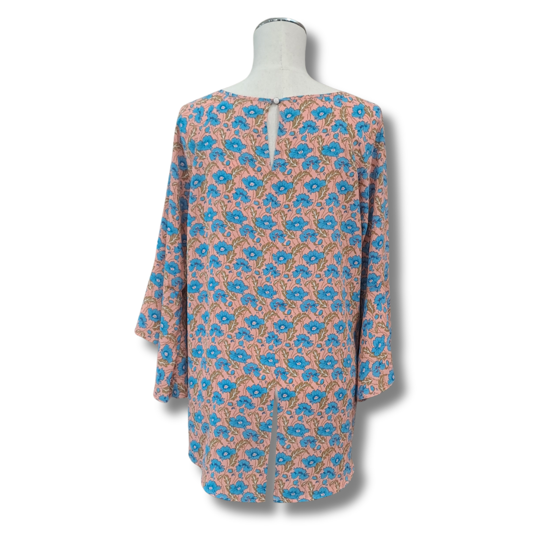 Zafina - Floral Top - Size 10 - Back
