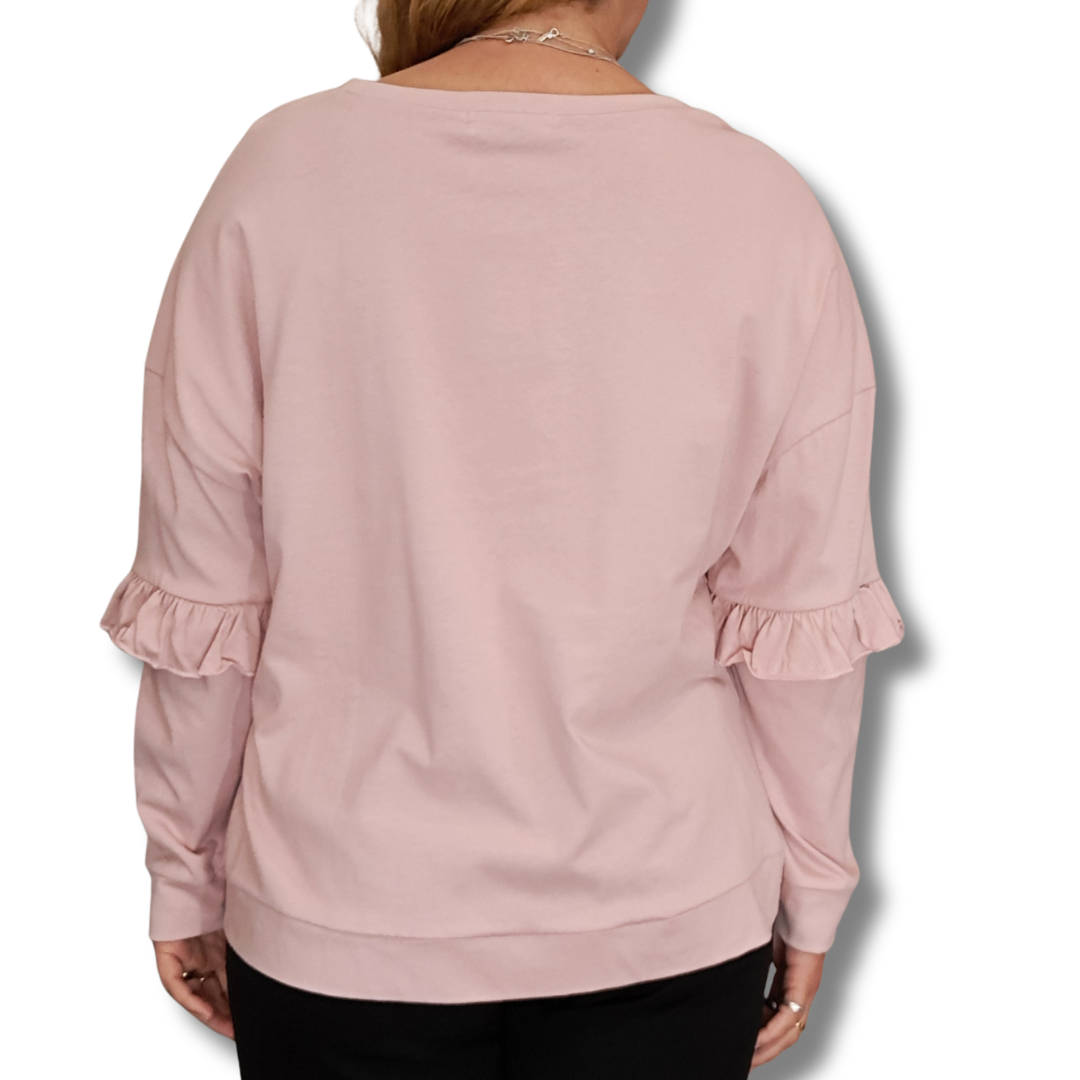 Zafina - Pink Zoey Top - Size 14 - Back View