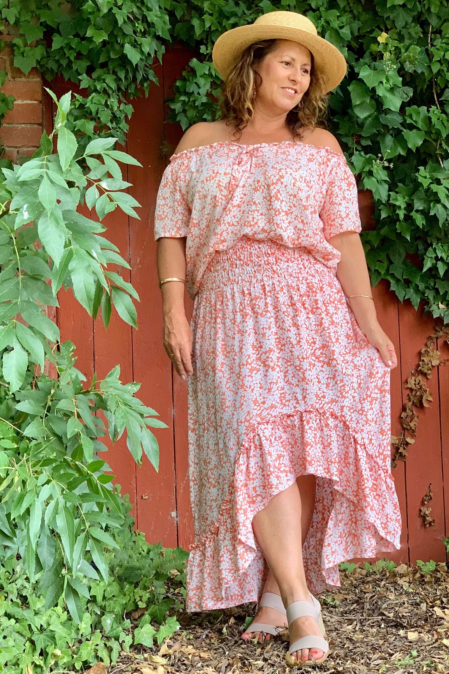 Bijou The Label Wild & Free Skirt Blossom Peach