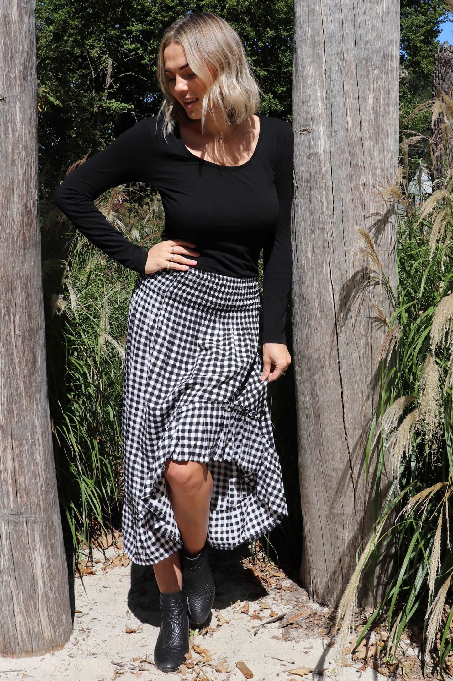 Bijou The Label Wild & Free Skirt Gingham