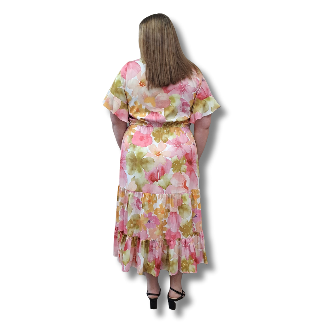 Stella Royal - Floral Maxi Dress - Size 2 (18)