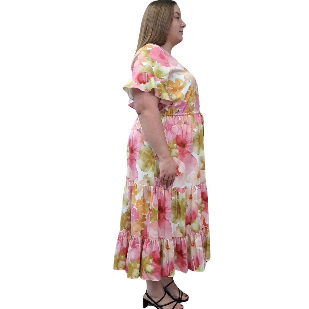 Stella Royal - Floral Maxi Dress - Size 2 (18)