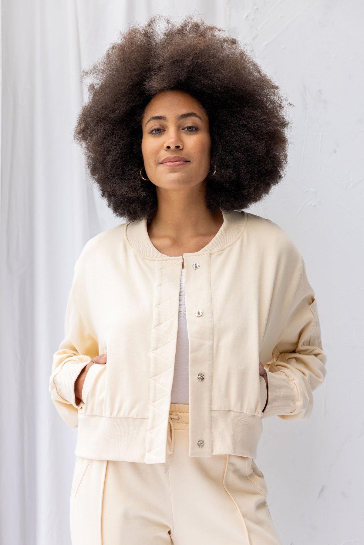 Rust Dylan Jacket ReCreate - Dylan Jacket In Cream- Size XL – August