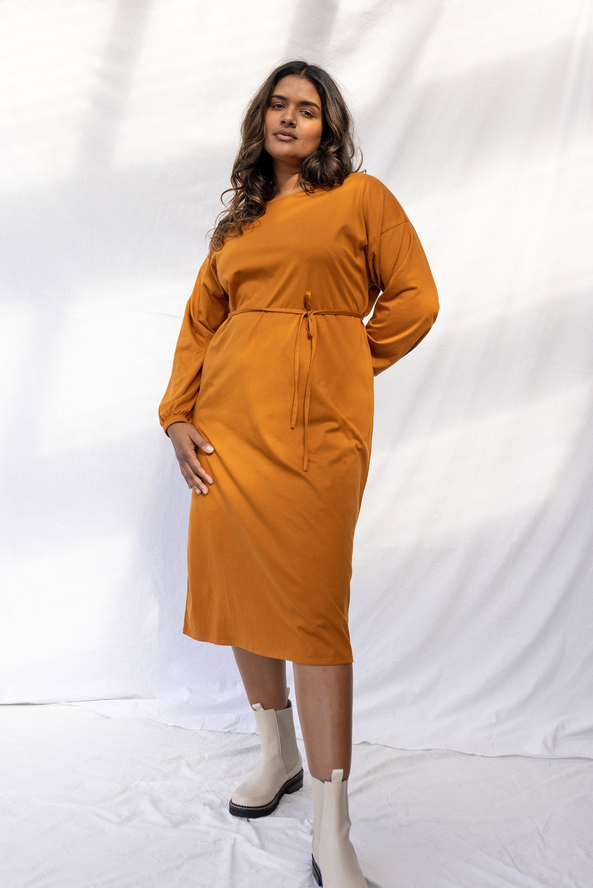 ReCreate - Accord Dress in Rust - Size 12 - BNWT