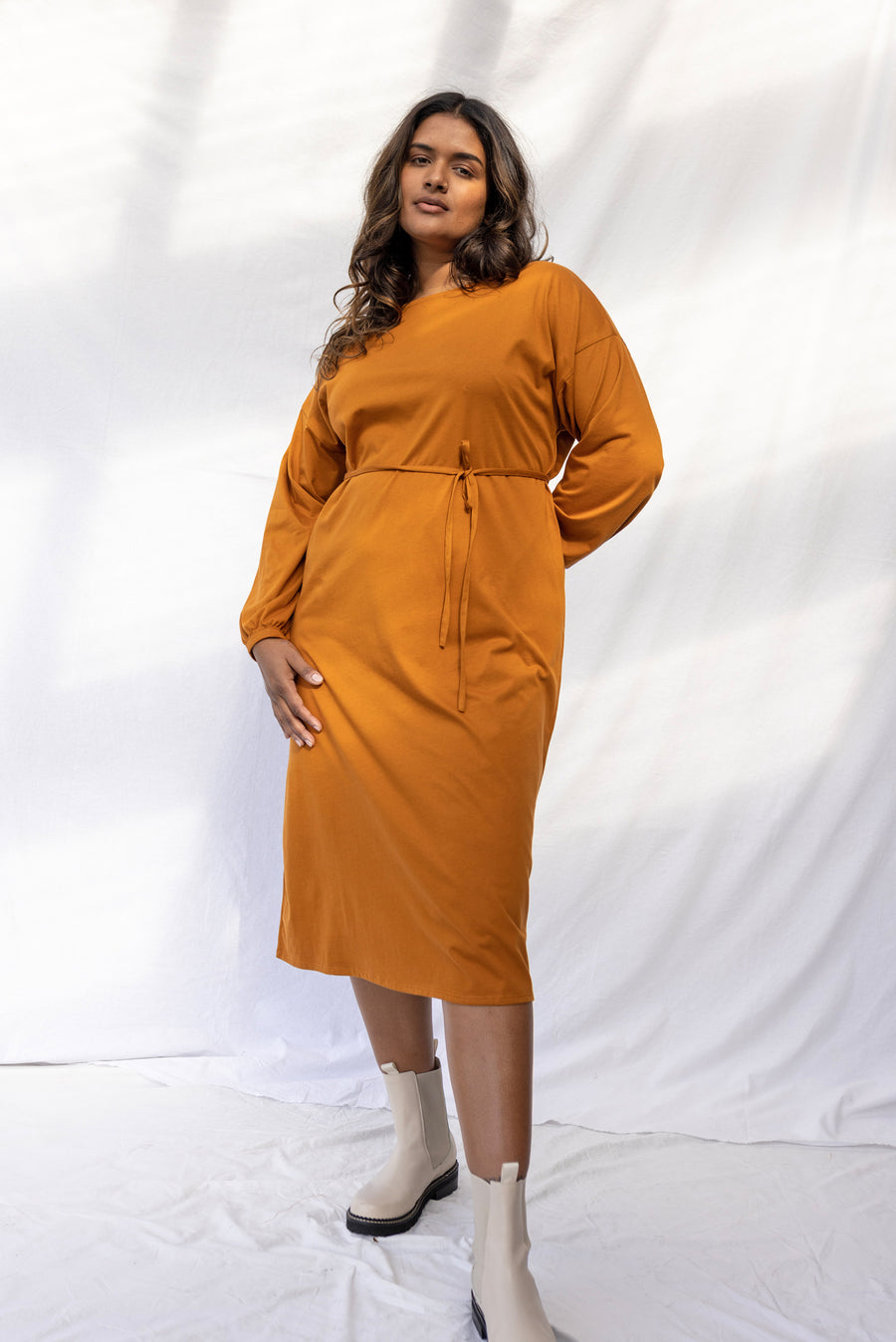 ReCreate - Accord Dress in Rust - Size 12 - BNWT