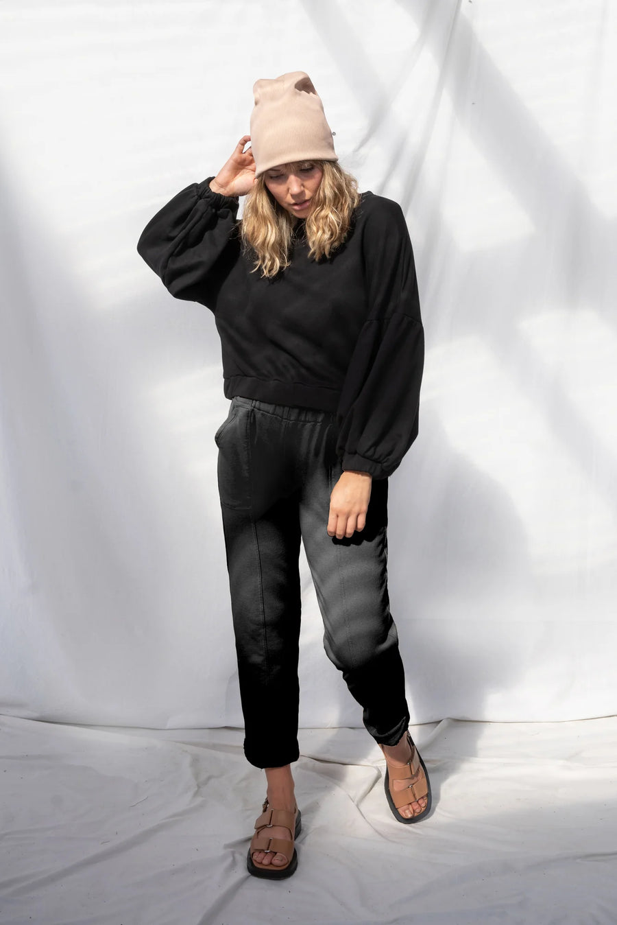 Re.Create - Black Hobby Trackpant - Size 8 - BNWT
