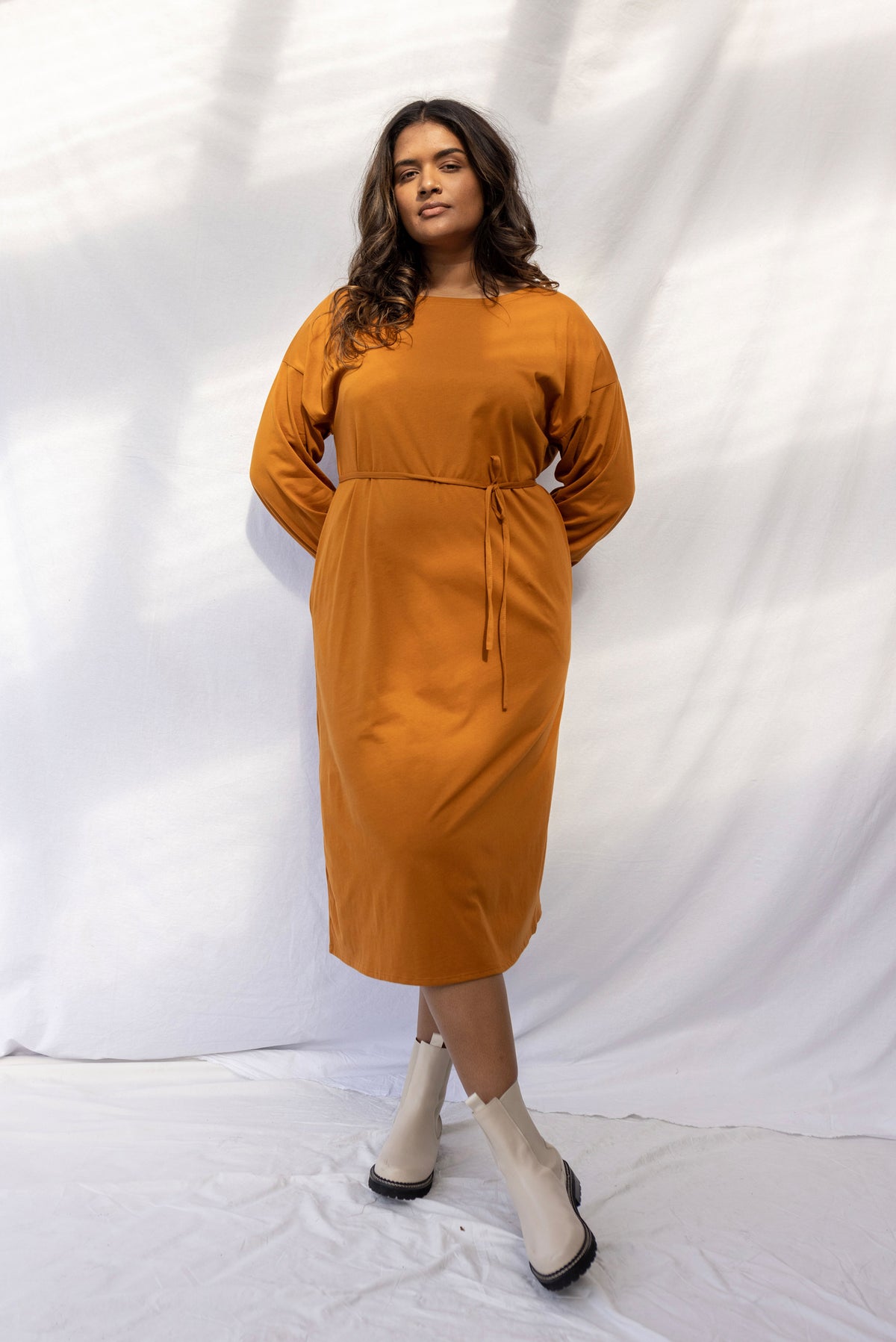 ReCreate - Accord Dress in Rust - Size 12 - BNWT