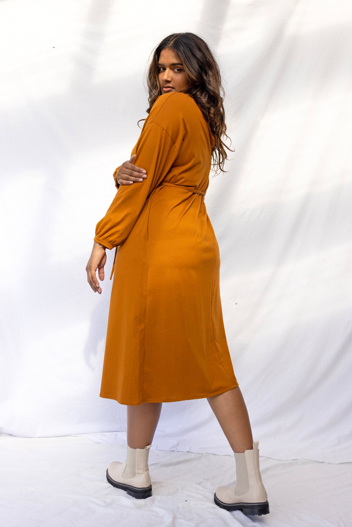 ReCreate - Accord Dress in Rust - Size 12 - BNWT