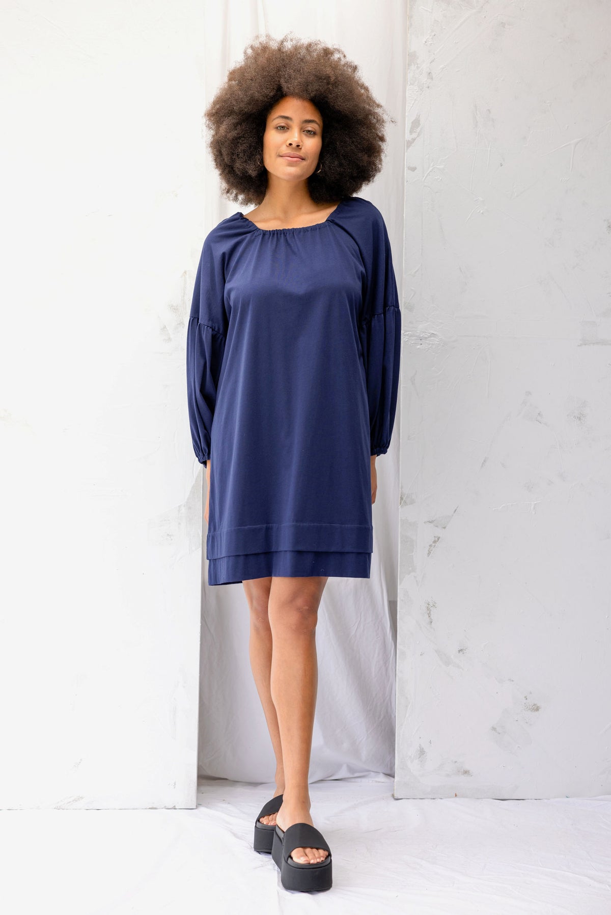 Recreate Mahina Dress In Ink - Front