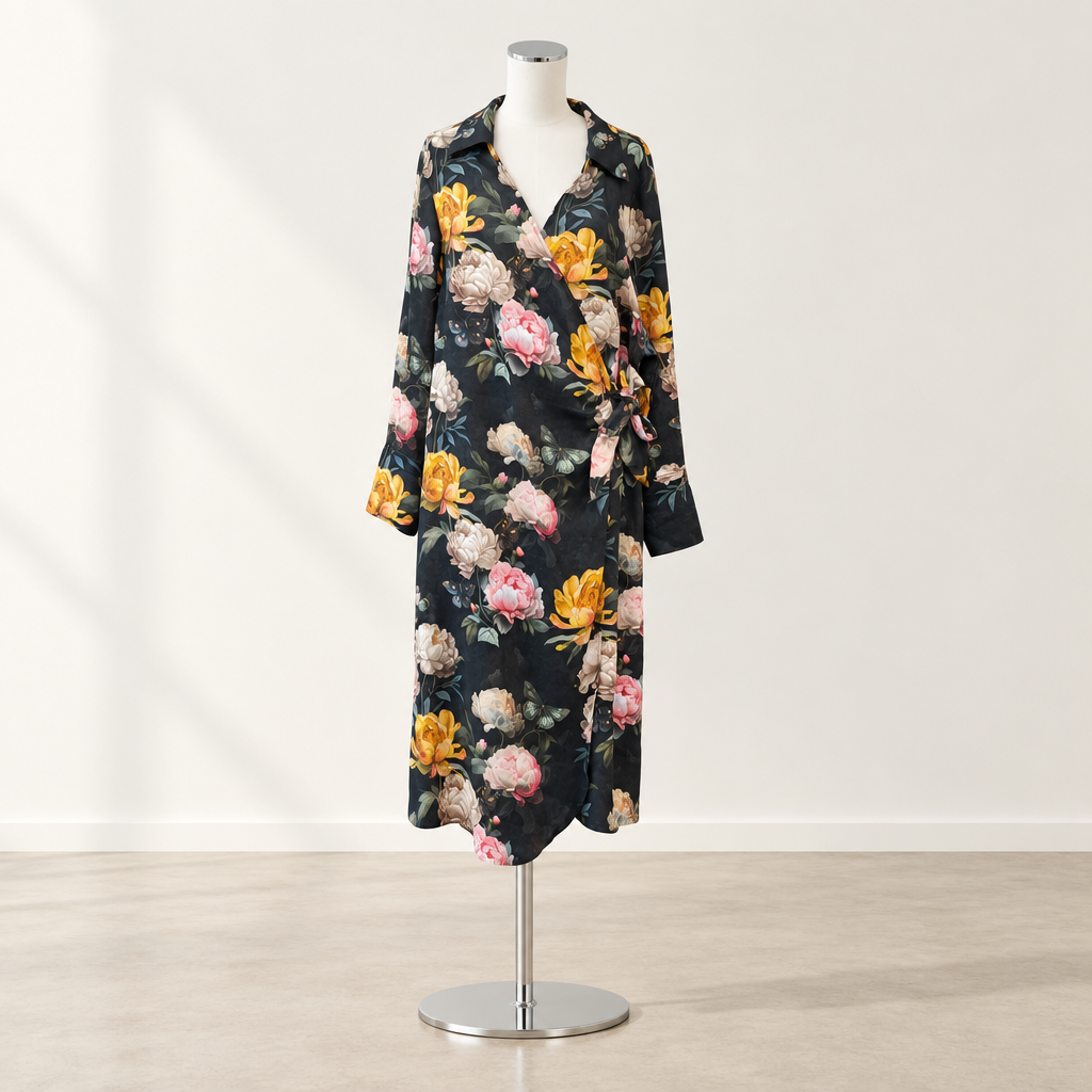 Adorne - Vienna Floral Wrap Dress - Size 16 - BNWT