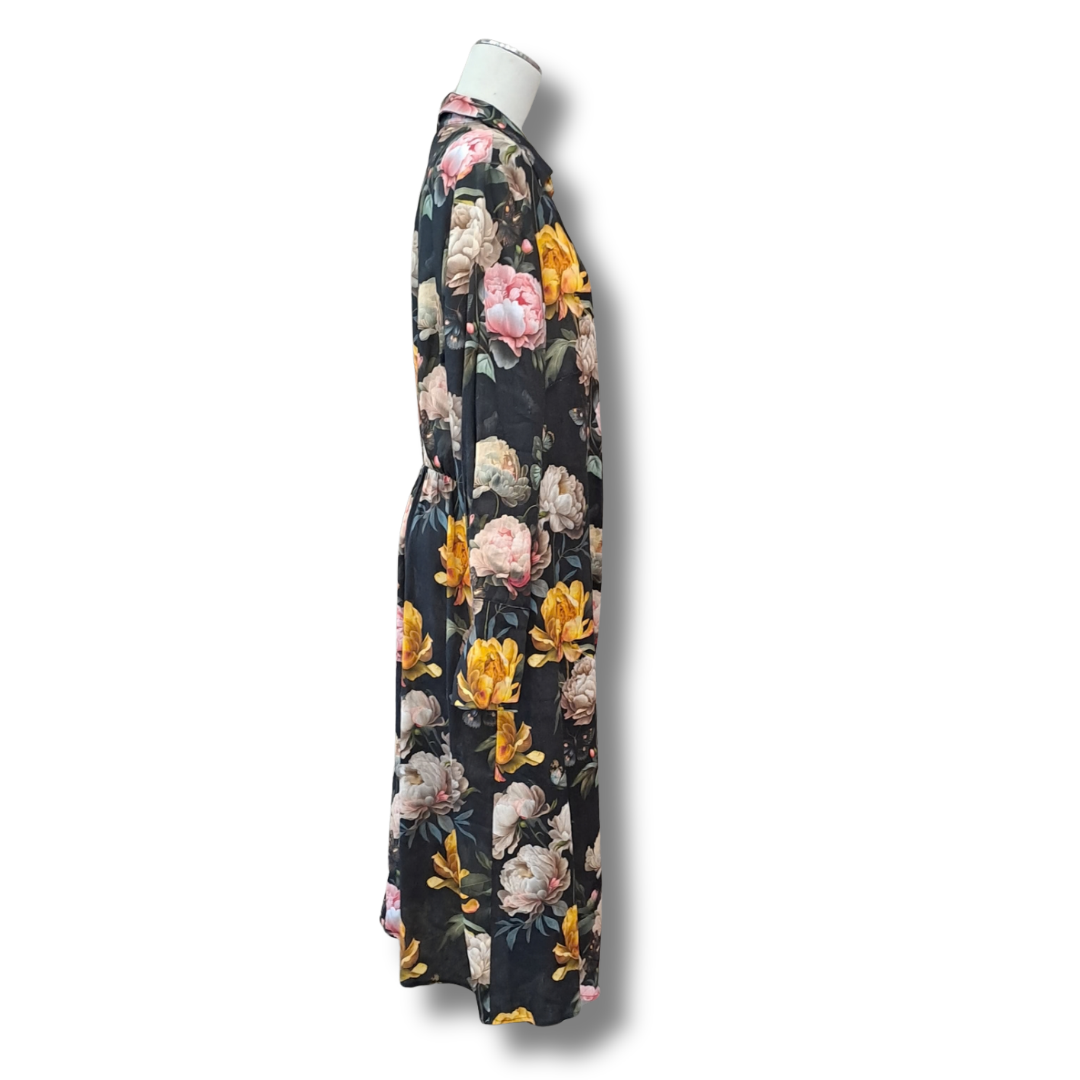 Adorne - Vienna Floral Wrap Dress - Size 16 - BNWT - Side