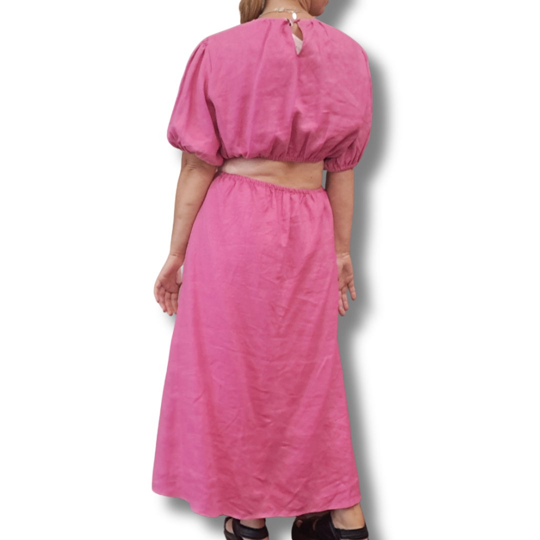 Aere - Cut Out Maxi Dress - Size 14 - BNWT - Back