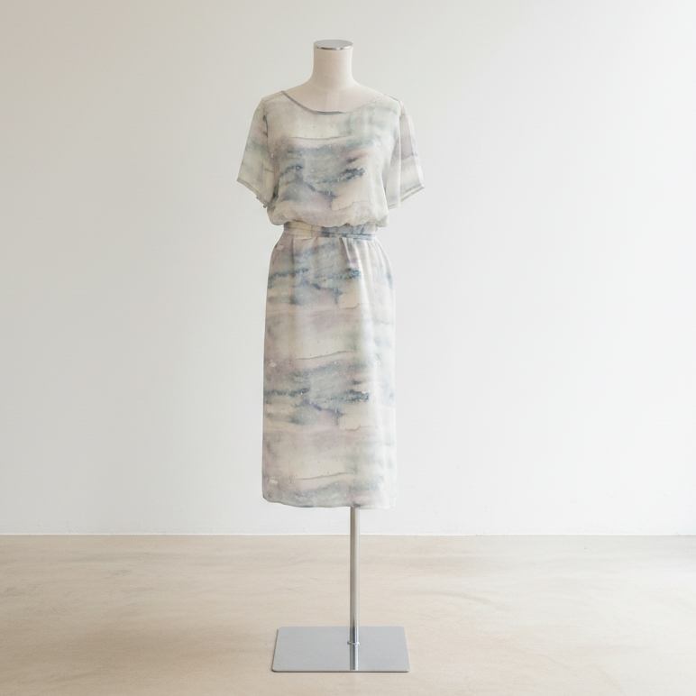 Aim by Huffer - Lennie Silk Dress - Front View 1