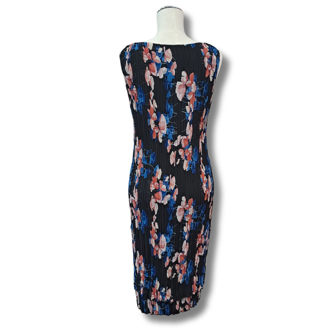 Annah Stretton - Floral Crepe Dress - Back View