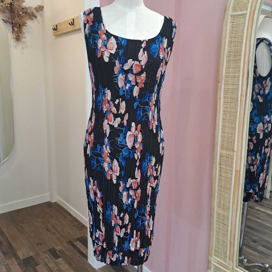 Annah Stretton - Floral Crepe Dress - Size S