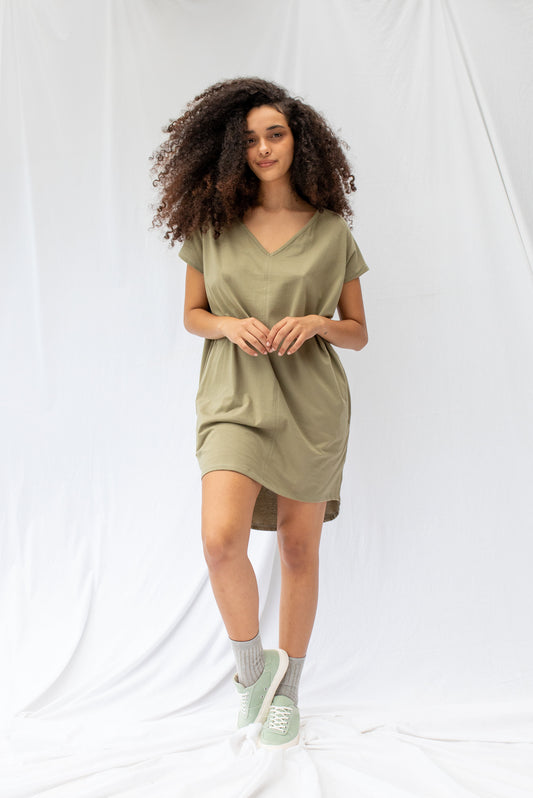 ReCreate - Olive Arc Dress - XS