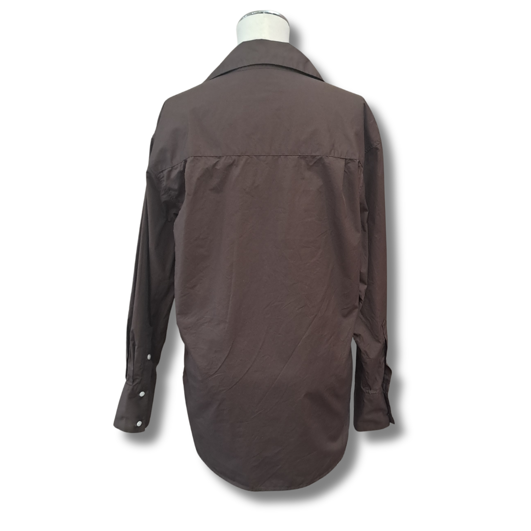 Assembly Label - Marigold Poplin Shirt - Size 6 - Back