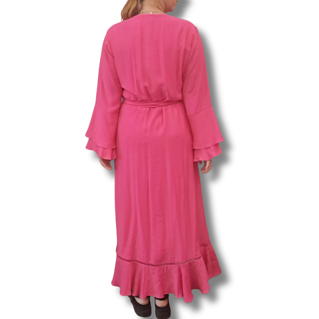 Augustine - Bailey Wrap Dress - Size M - BNWT - Back