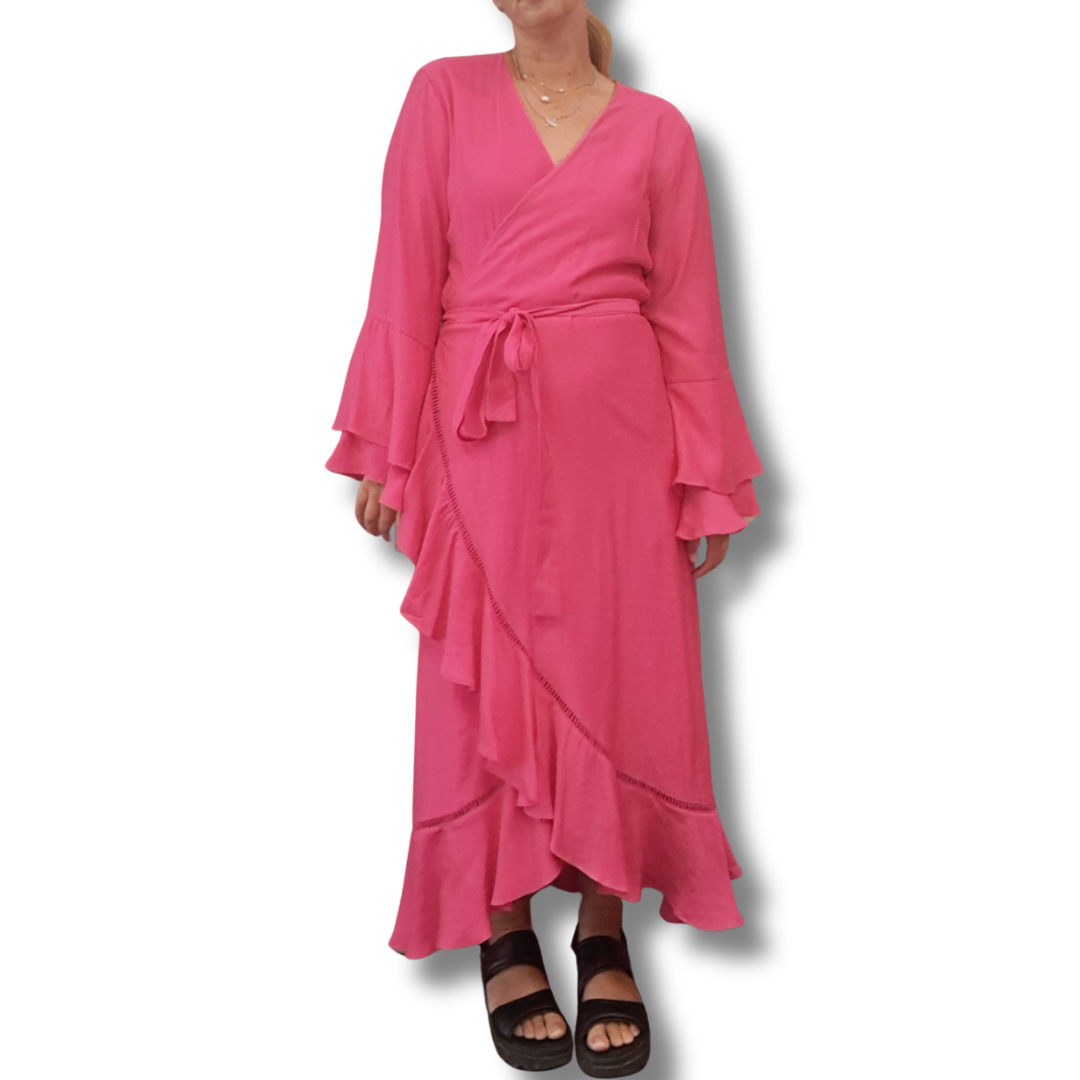 Augustine - Bailey Wrap Dress - Size M - BNWT - Front