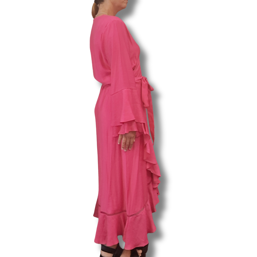 Augustine - Bailey Wrap Dress - Size M - BNWT - Side