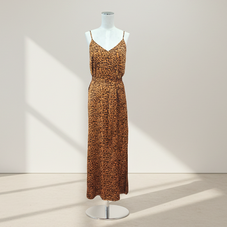 Augustine - Leopard Slip Dress - Size XS
