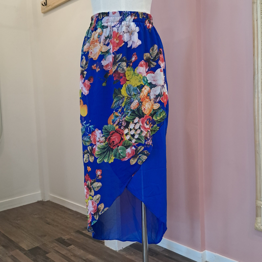 Augustine - Ocean Flower Wrap Skirt - Size M - BNWT