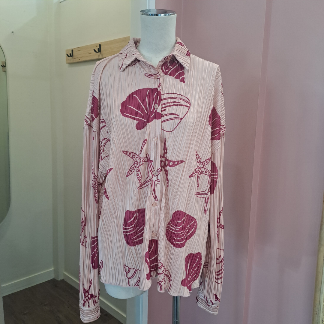 Bailey Rose - Seashell Print Shirt - Size S