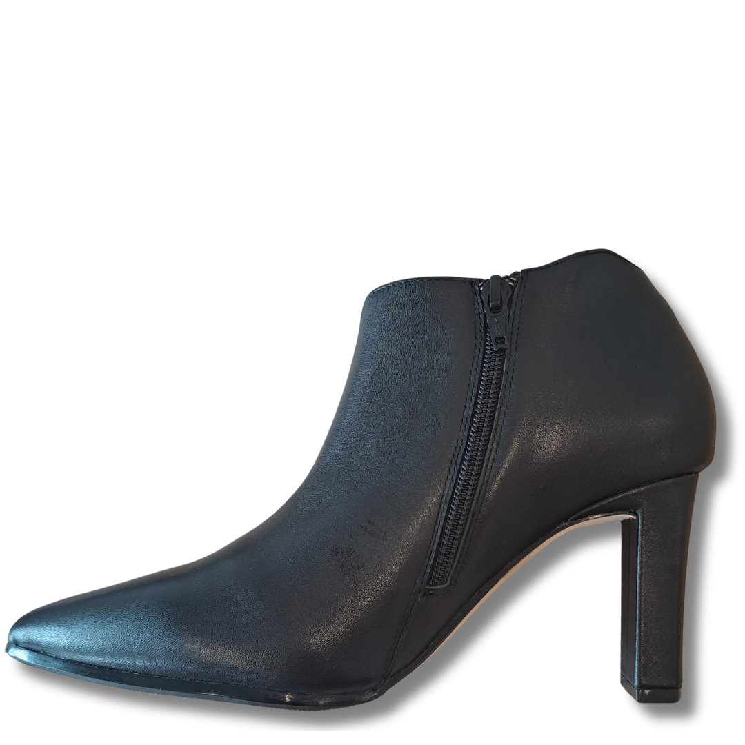 Bared Teal Leather Boot - Size 38