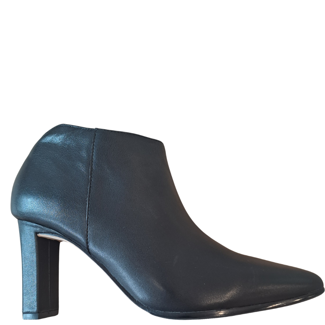 Bared Teal Leather Boot - Size 38 - Side